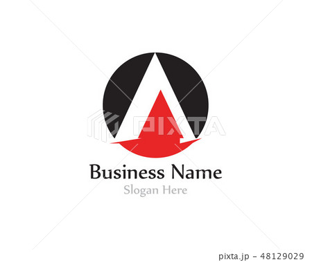 A letter logo with swoosh vector 48129029