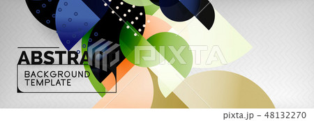 Semi cicrle geometric backgrounds on grey, modern geometric pattern design. Vector business or Semi cicrle geometric backgrounds on grey, modern geometric pattern design. Vector business or 48132270