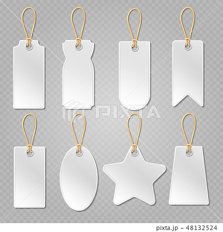 white luggage labels