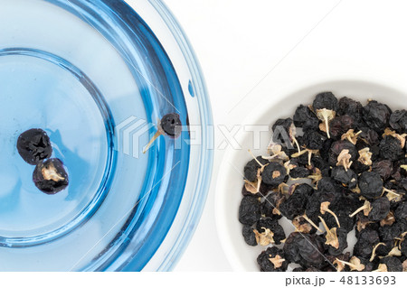 黒ゴジベリー茶　黒クコの実散ティー　黒枸杞茶　ブラック・ゴジベリー・ティー　ブラックウルフベリー 48133693