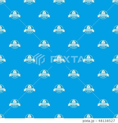 Molecule water pattern vector seamless blue Molecule water pattern vector seamless blue 48138527