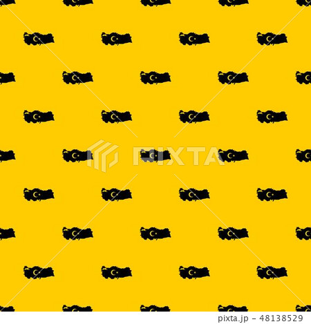 Map of Turkey with national flag symbols pattern vector Map of Turkey with national flag symbols pattern vector 48138529