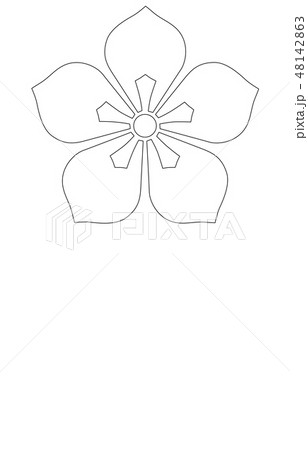 武将家紋線明智光秀 48142863