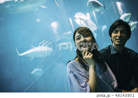 水族館 カップル 夫婦 水族館 カップル 夫婦 48143951
