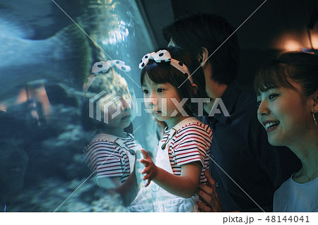 水族館　ファミリー 48144041