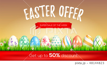 Easter sale, limited offer. Get up to 50 percent 48144823