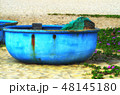 main Vietnamese fishing boat on the sand 48145180