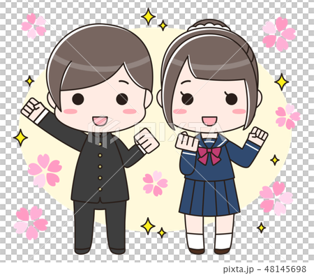 Motivated student (cherry blossoms) 48145698