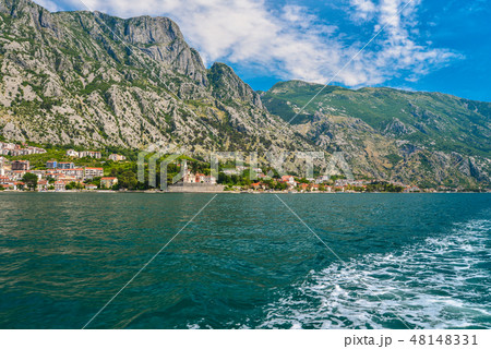 View of the coast of the Bay of Kotor 48148331