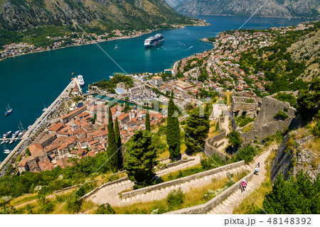 View on fortress with stairs 48148392