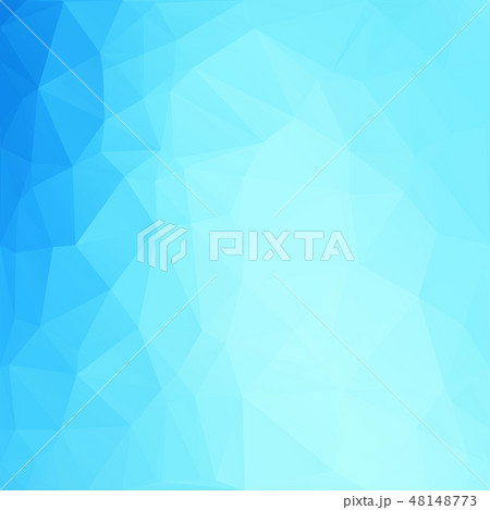 Blue Polygonal Mosaic Background  48148773