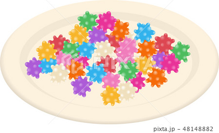 コンペイトウページ① コンペイトウのイラスト素材 [48148882] - PIXTA