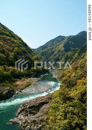 大歩危峡（第二吉野川橋梁付近） 48148996