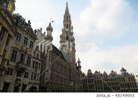 ベルギーの首都ブリュッセルの世界遺産 グラン・プラス(Grand-Place in Brussel) 48149003