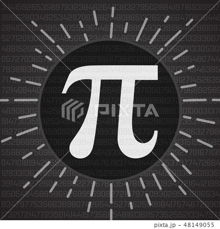 Happy Pi Day Banner 3.14 Digits of Pi Vector 48149055