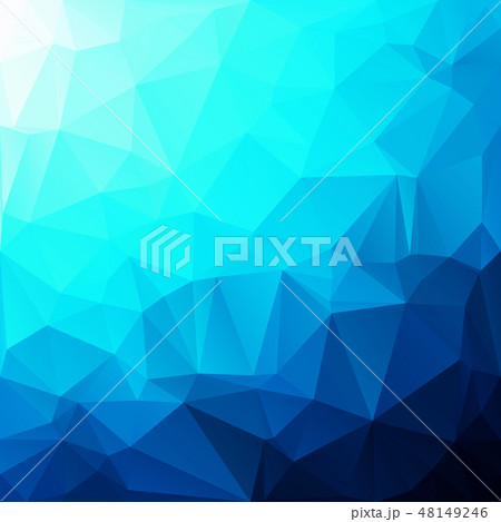 Blue Polygonal Mosaic Background  48149246