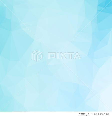 Blue Polygonal Mosaic Background  48149248
