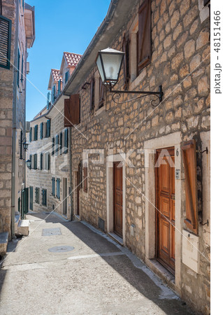 Sunny street in ancient town Sunny street in ancient town 48151466