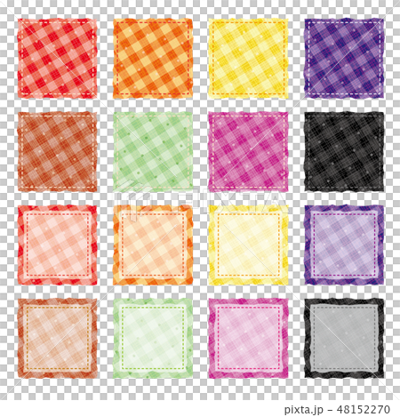 ハッチワーク生地のセット チェック ハッチワーク生地のセット チェック 48152270