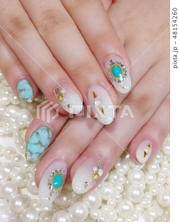 夏ネイル 48154260