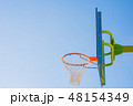 バスケットゴール(青空) 48154349