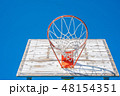 バスケットゴール(青空) 48154351