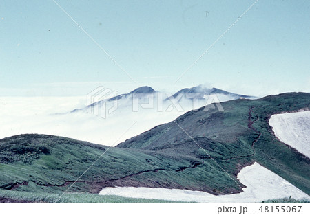 古い写真　昭和41年　山形県福島県境　飯豊山　登山 48155067