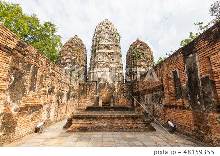 Sukhothai, Thailand Wat Mahathat ancient capital Sukhothai, Thailand Wat Mahathat ancient capital 48159355