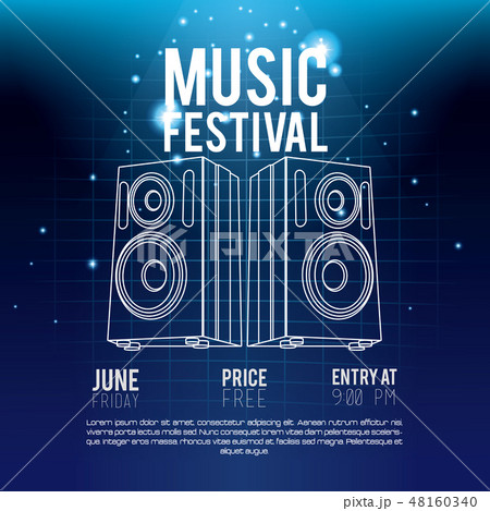 Festival music flyer 48160340