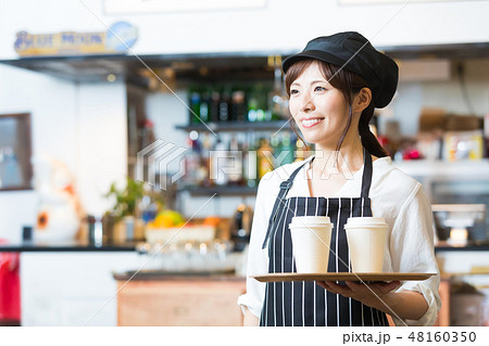 カフェ カフェバー スタッフ 店員 カフェ カフェバー スタッフ 店員 48160350