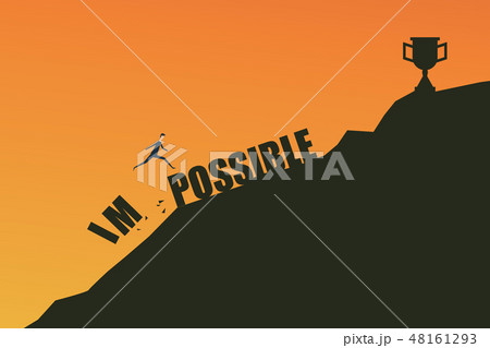 Impossible Is Possible Concept 48161293