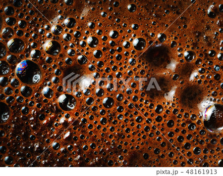 Coffee foam close-up Coffee foam close-up 48161913