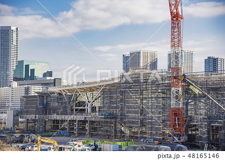 【高輪ゲートウェイ駅 工事中】 【高輪ゲートウェイ駅 工事中】 48165146