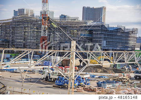 【高輪ゲートウェイ駅 工事中】 【高輪ゲートウェイ駅 工事中】 48165148