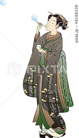 浮世絵　女性　その16 48166336