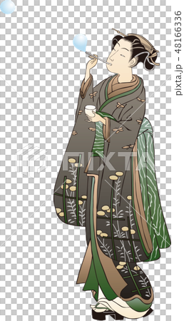 浮世絵　女性　その16 48166336