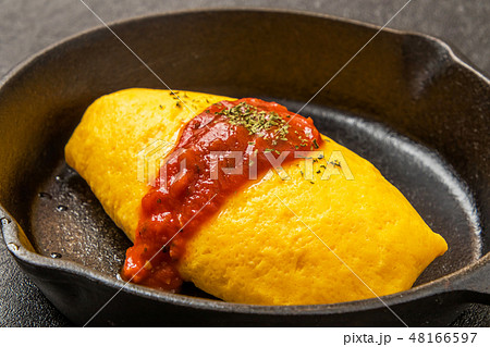 ふわふわオムレツOmelette French cuisine ふわふわオムレツOmelette French cuisine 48166597