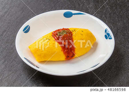 ふわふわオムレツOmelette French cuisine 48166598