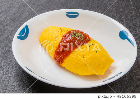 ふわふわオムレツOmelette French cuisine 48166599
