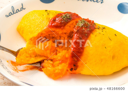 ふわふわオムレツOmelette French cuisine ふわふわオムレツOmelette French cuisine 48166600