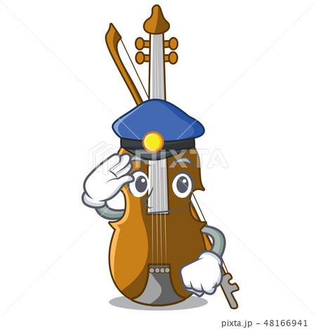 Police violin in the a character shape 48166941