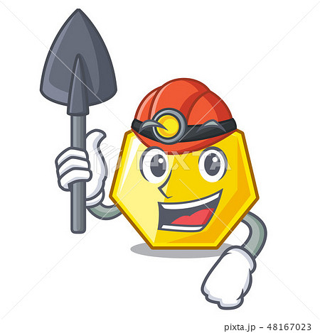 Miner heptagon sticks in the character wall Miner heptagon sticks in the character wall 48167023