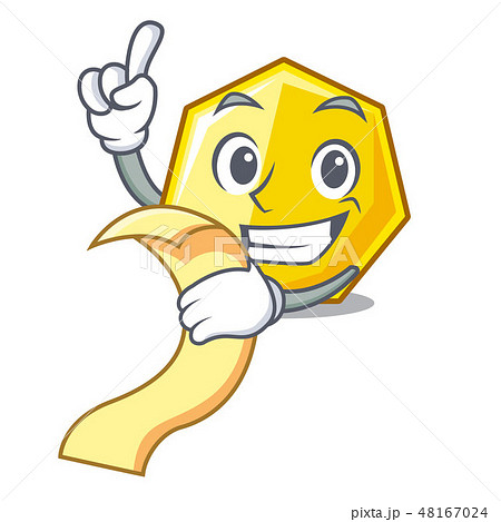 With menu heptagon sticks in the character wall 48167024