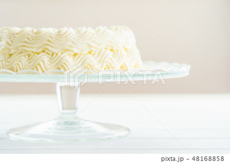 Blueberry cheese cake with happy birthday sign on top 48168858