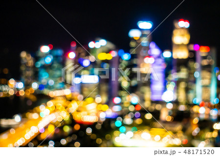 Abstract blur and defocused Beautiful architecture building exterior of singapore city Abstract blur and defocused Beautiful architecture building exterior of singapore city 48171520