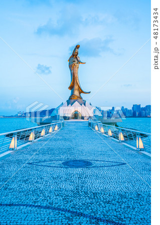 Kun iam statue landmark in macau city 48173434