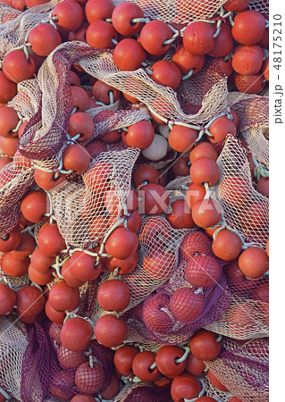 Buoy on commercial fishing net Buoy on commercial fishing net 48175210