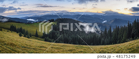 Hoverla mountain in the Carpathian Mountain Range, Ukraine 48175249