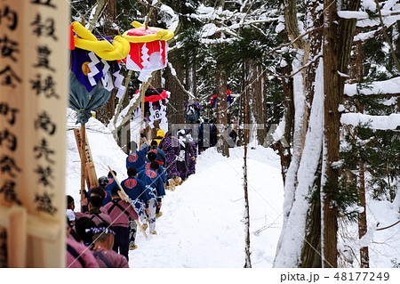 横手市 旭岡山神社 梵天 山詣道 横手市 旭岡山神社 梵天 山詣道 48177249