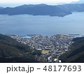 瀬戸内町高知山展望台から古仁屋市街を望む 48177693